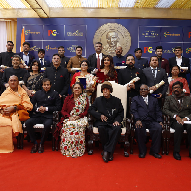 Brands Impact, champion of change 2019, COC Awards, Award, Awards Pranab Mukherjee, Shilpa Shetty