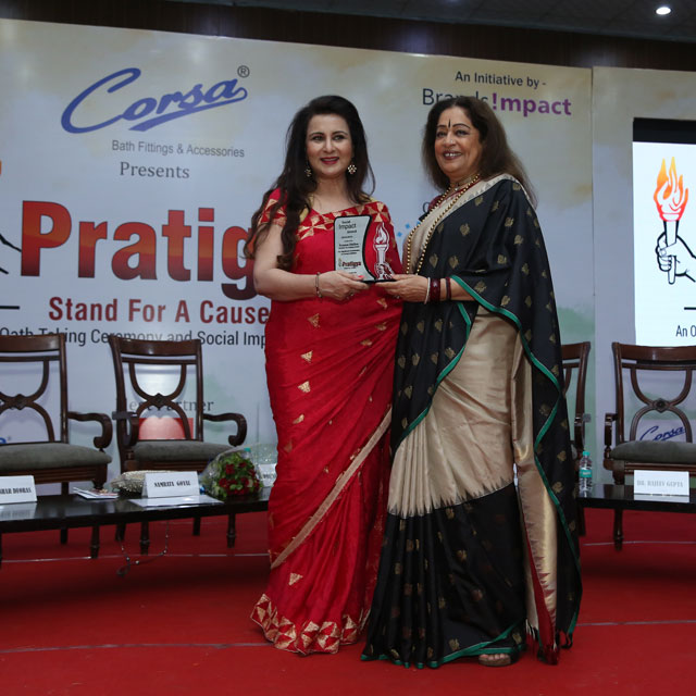 Brands Impact, Awards, Pratigya- Stand for A Cause, Poonam Dhillon, Kirron Kher