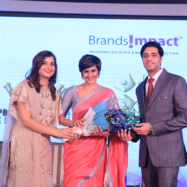 Brands Impact, Award, Pride of Indian Education, PIE, Amol Monga, Ankita Singh, Mandira Bedi